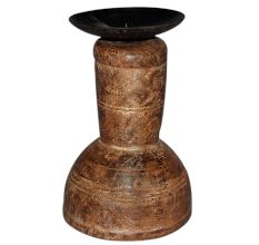 Hand Made Wooden Candle Stand-11